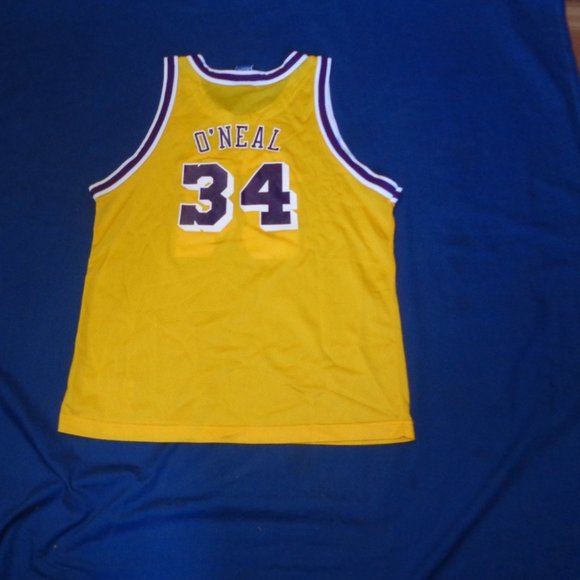 Los Angeles Lakers Champion Shaquille Shaq O'Neal Jersey Youth XL 18-20 - Picture 2 of 2